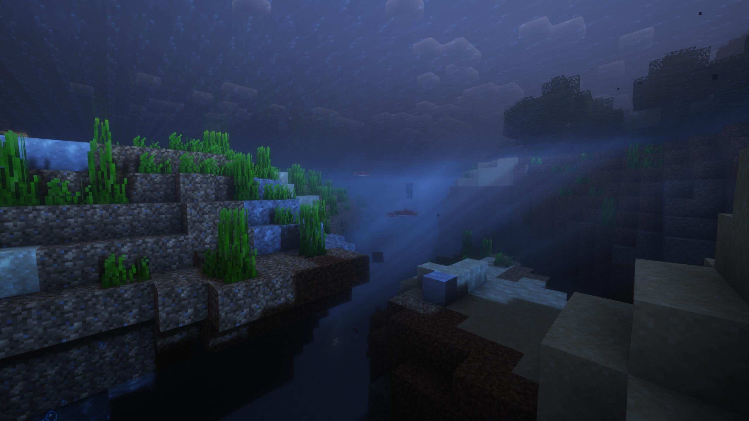 Minecraft screenshot underwater