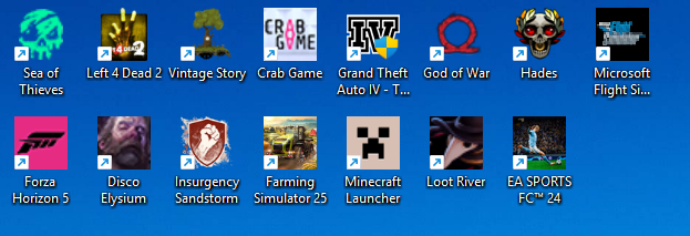 Installed games